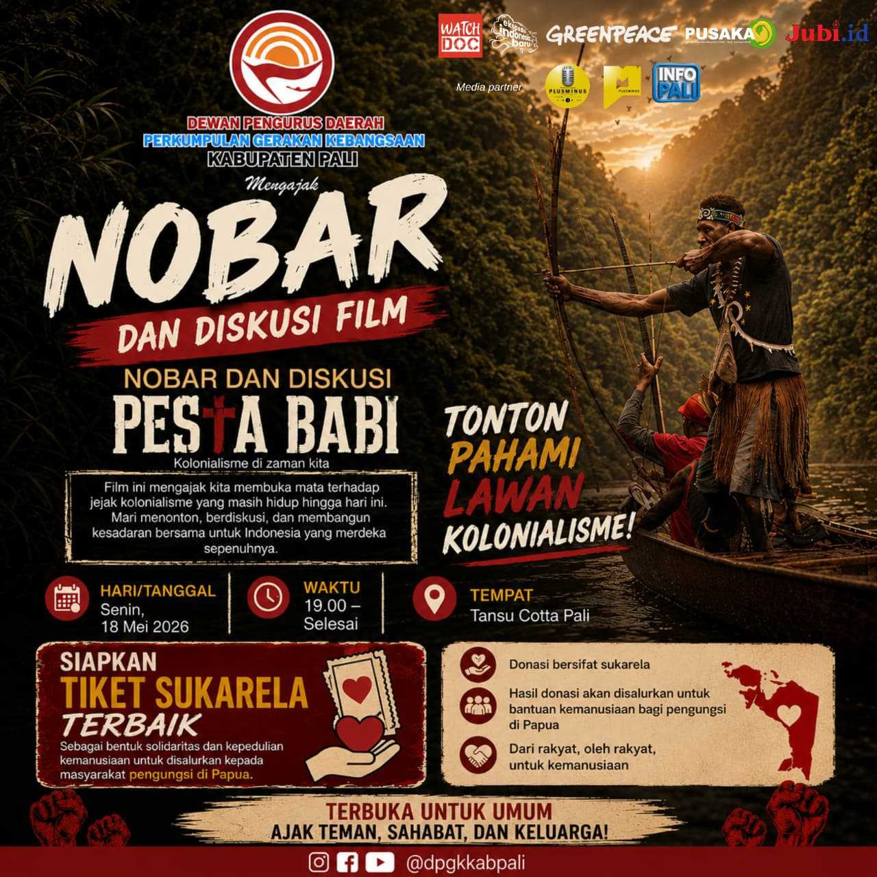 `PESTA BABI` Malam Ini di Tansu Cotta Nobar_Babi.jpg